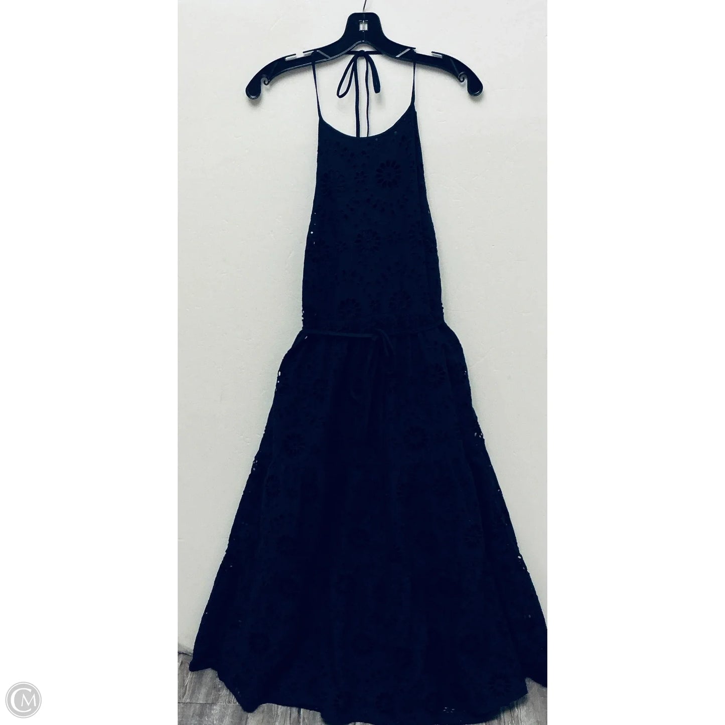 Dress Casual Midi By Time And Tru In Navy, Size: M