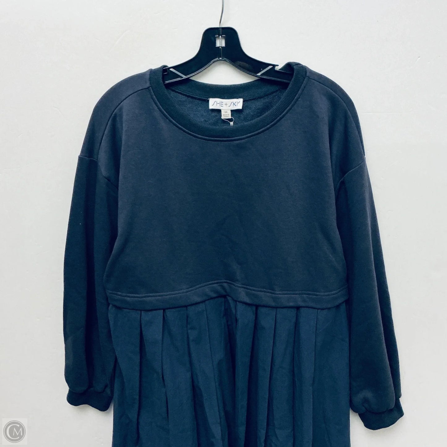 Dress Casual Short By She + Sky In Navy, Size: M