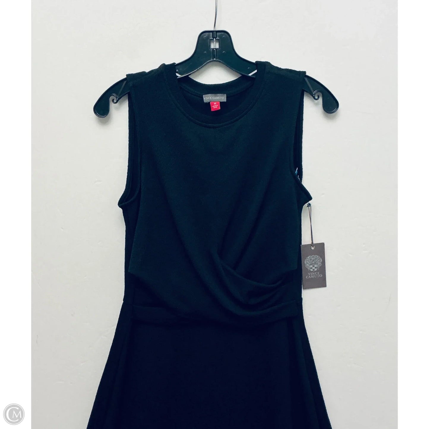 Dress Casual Midi By Vince Camuto In Black, Size: M