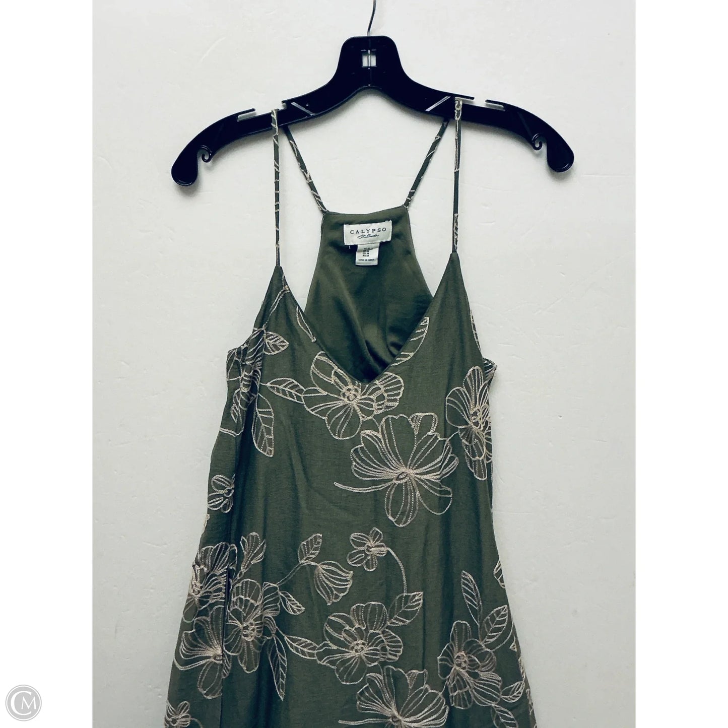 Dress Casual Short By Calypso St Barth In Green, Size: M