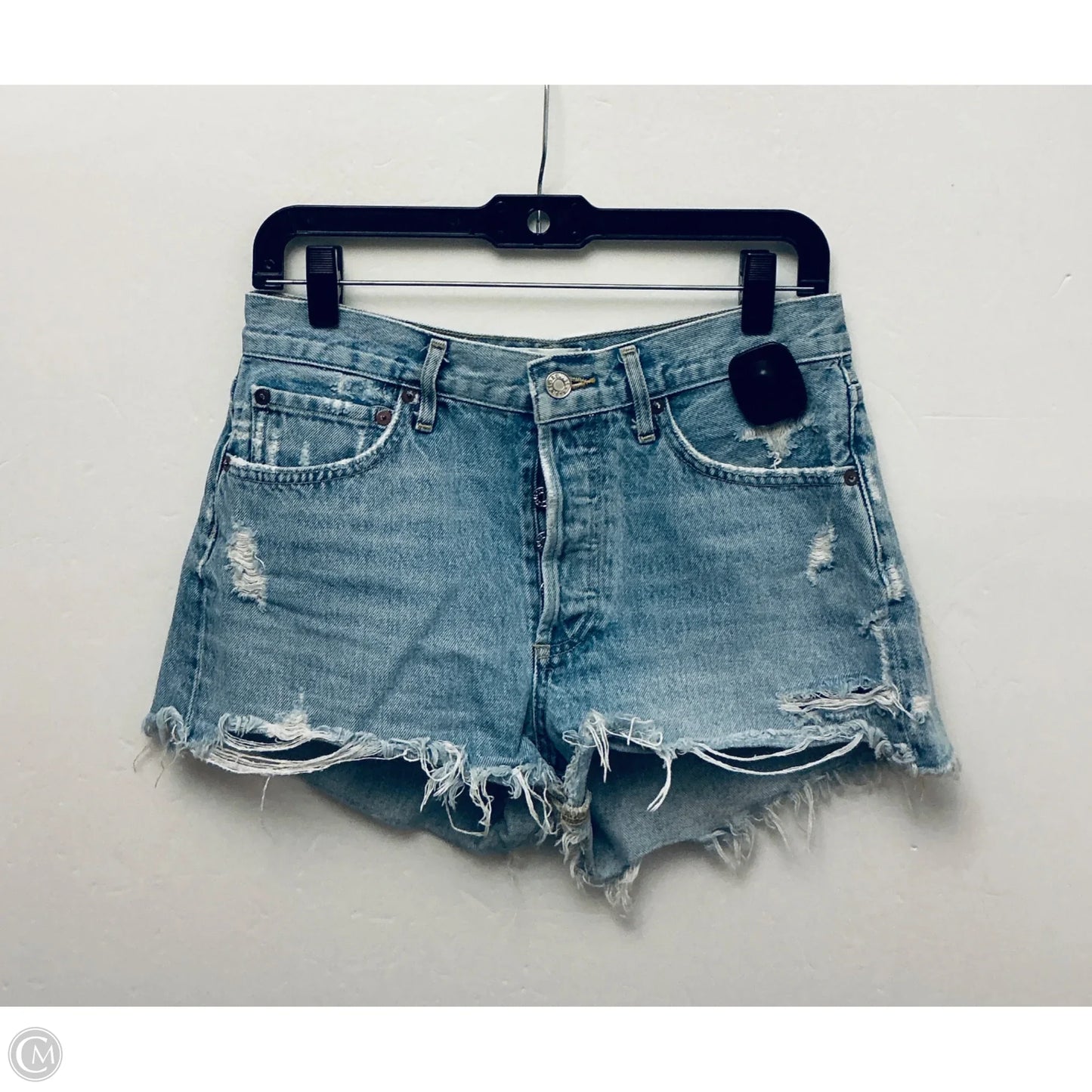 Shorts By Agolde In Blue Denim, Size: 2