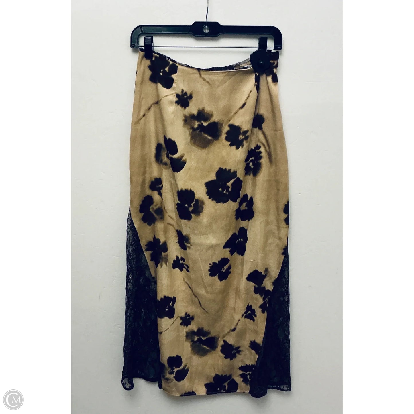 Skirt Midi By Top Shop In Brown, Size: 6