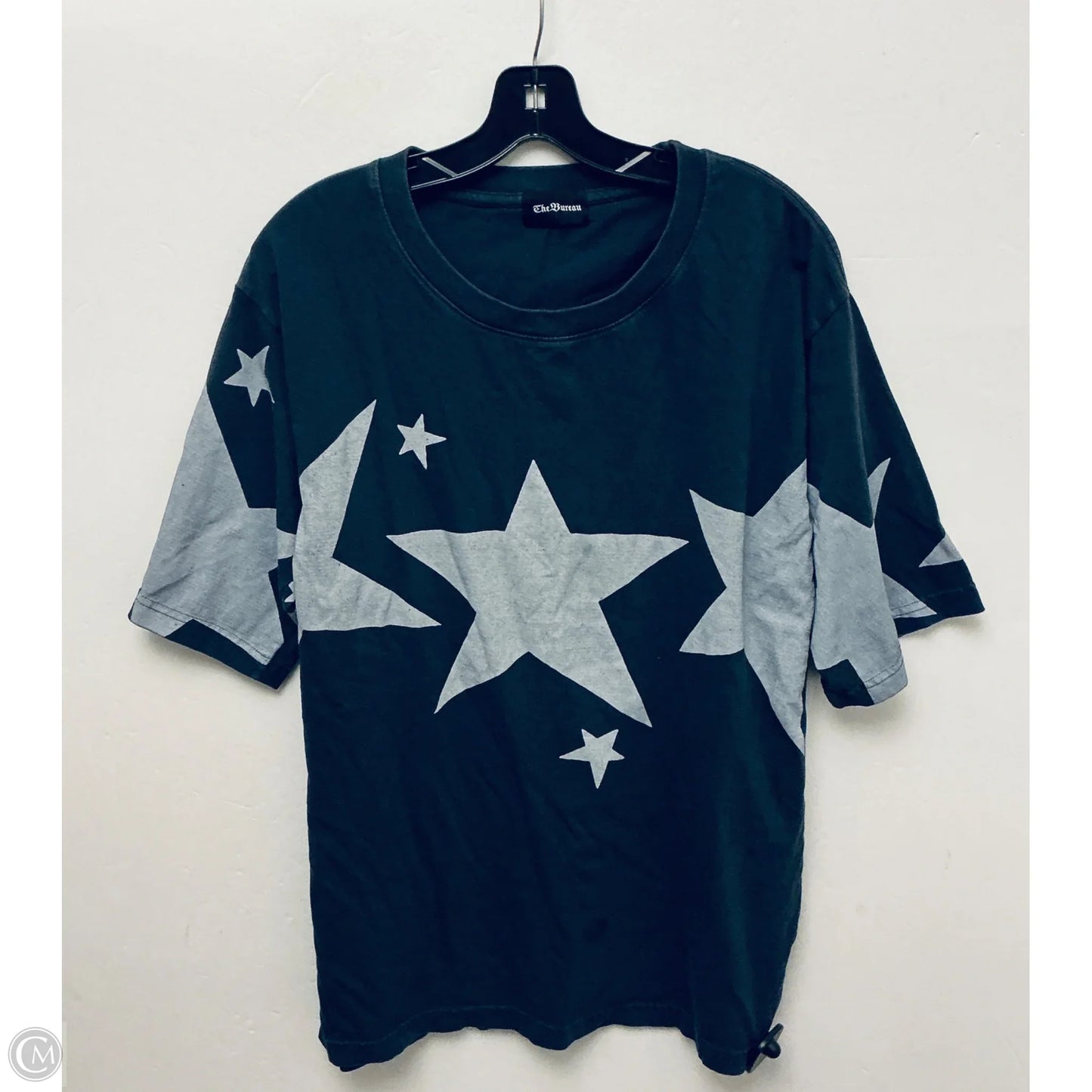 Top Short Sleeve Basic By Clothes Mentor In Navy, Size: M