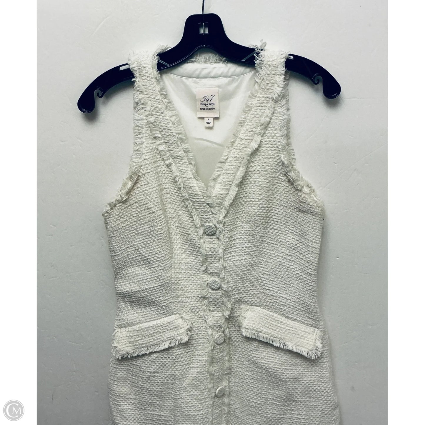 Dress Casual Short By Cinc A Sept In White, Size: S