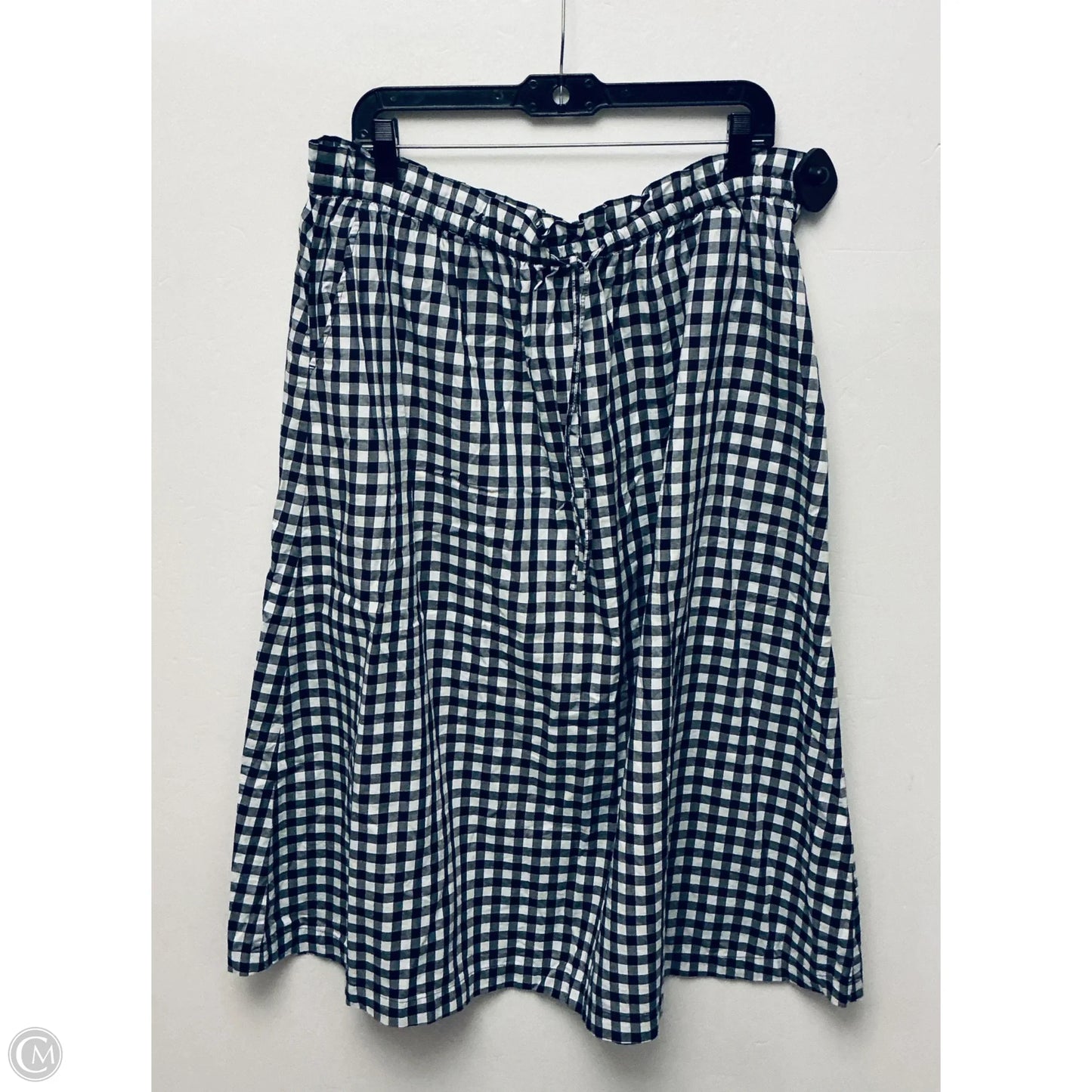 Skirt Midi By J. Crew In Checkered Pattern, Size: 14