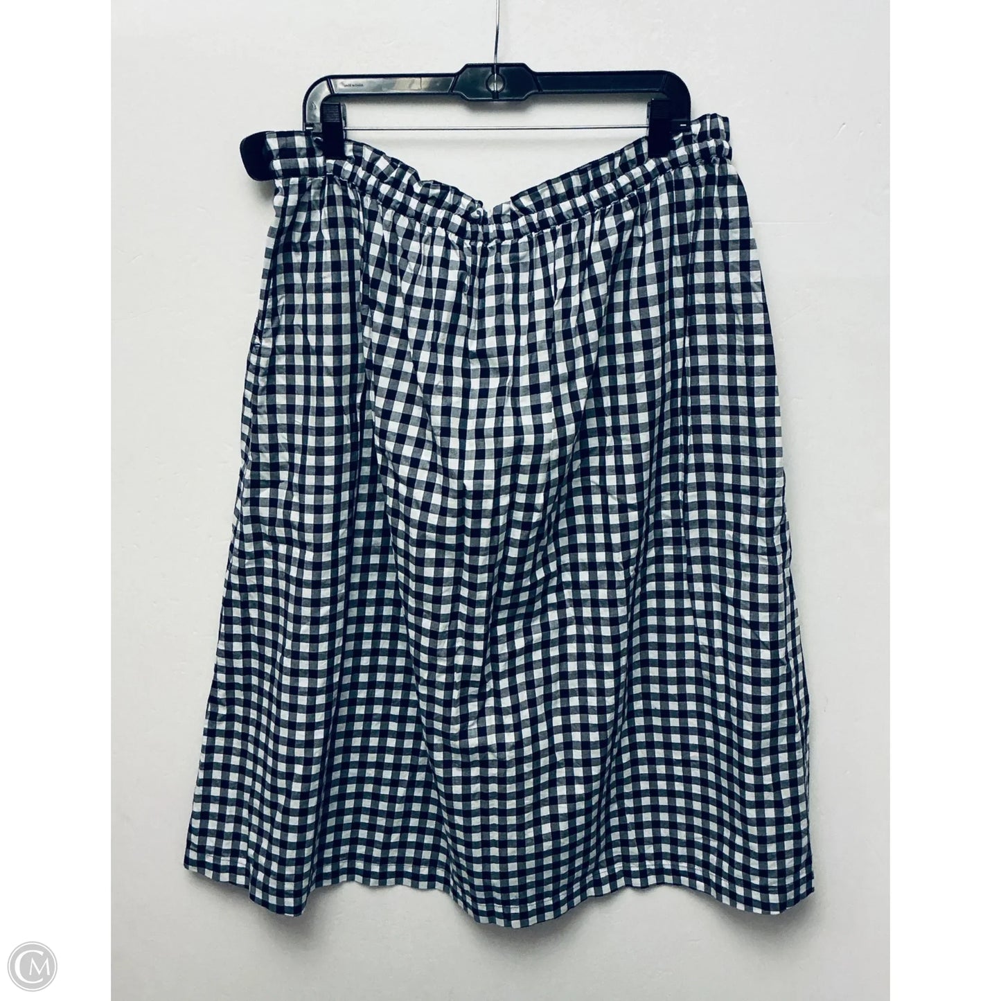 Skirt Midi By J. Crew In Checkered Pattern, Size: 14