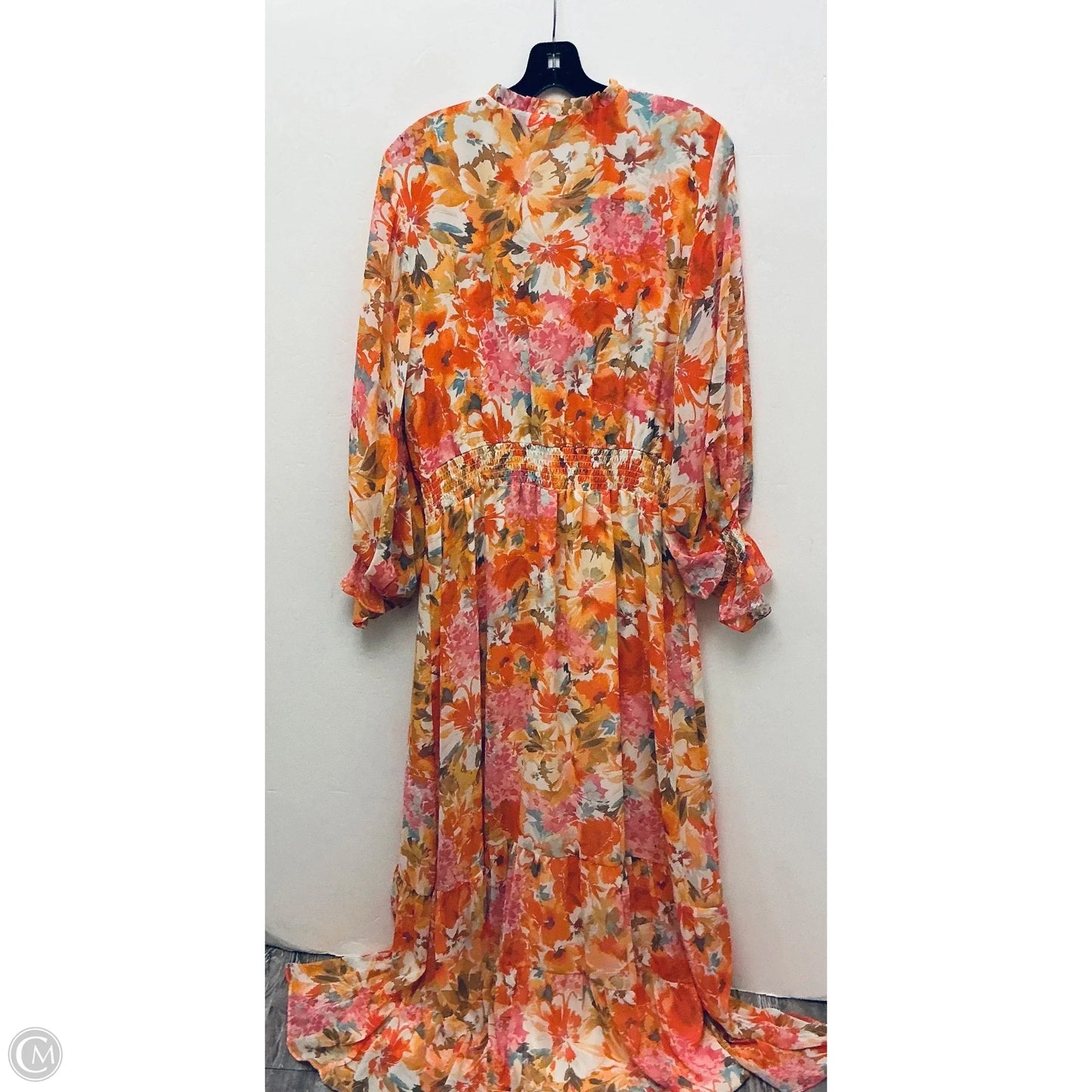 Dress Casual Maxi By Vince Camuto In Floral Print, Size: Xl