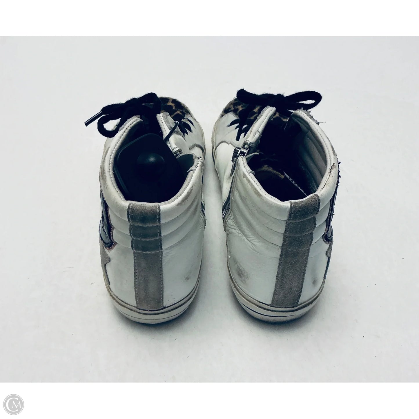Shoes Luxury Designer By Golden Goose In Animal Print, Size: 8.5