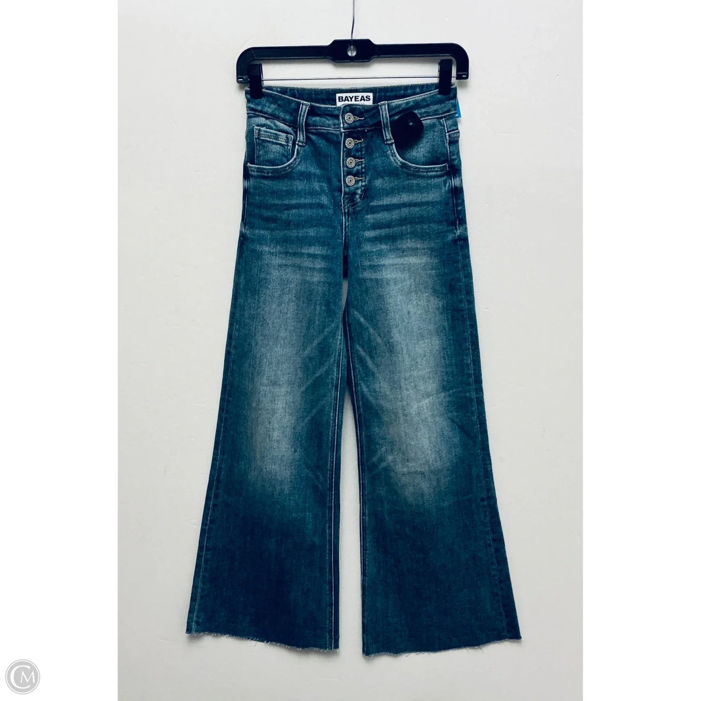 Jeans Wide Leg By Bayse In Blue Denim, Size: 0
