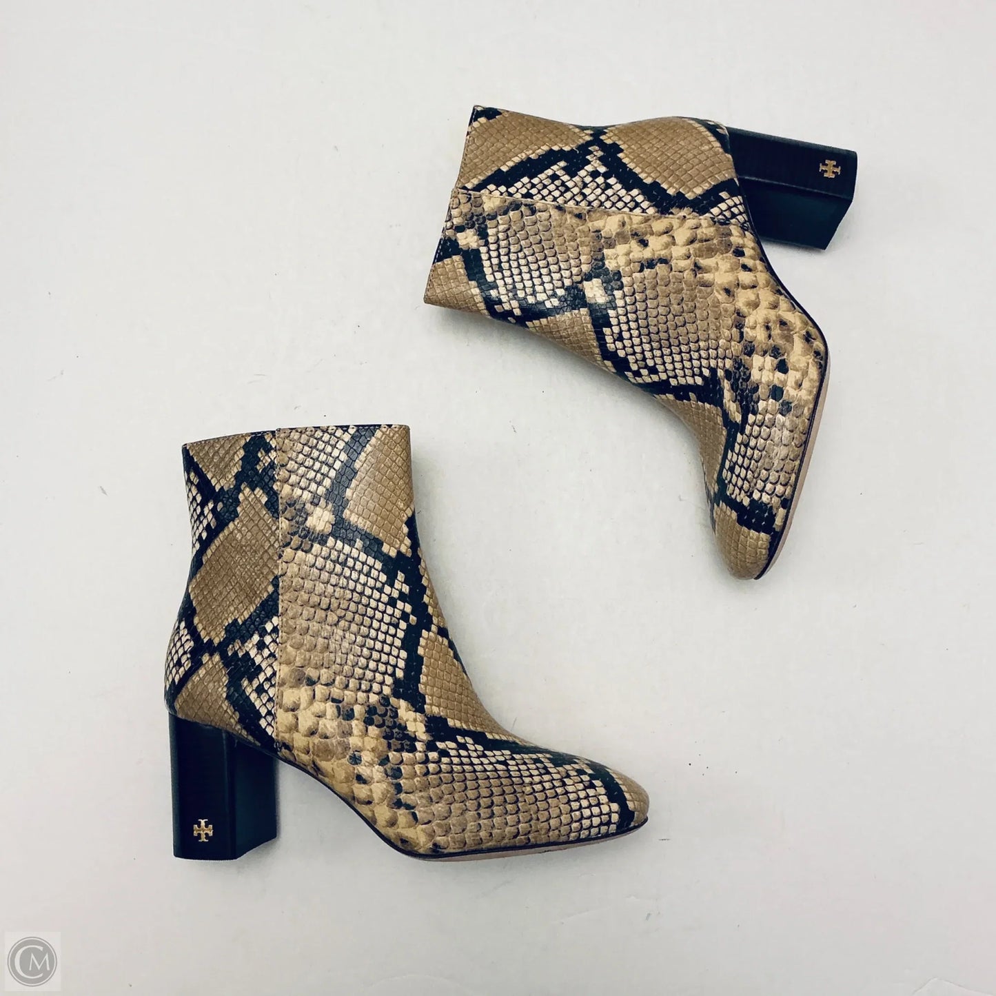 Boots Designer By Tory Burch In Snakeskin Print, Size: 6