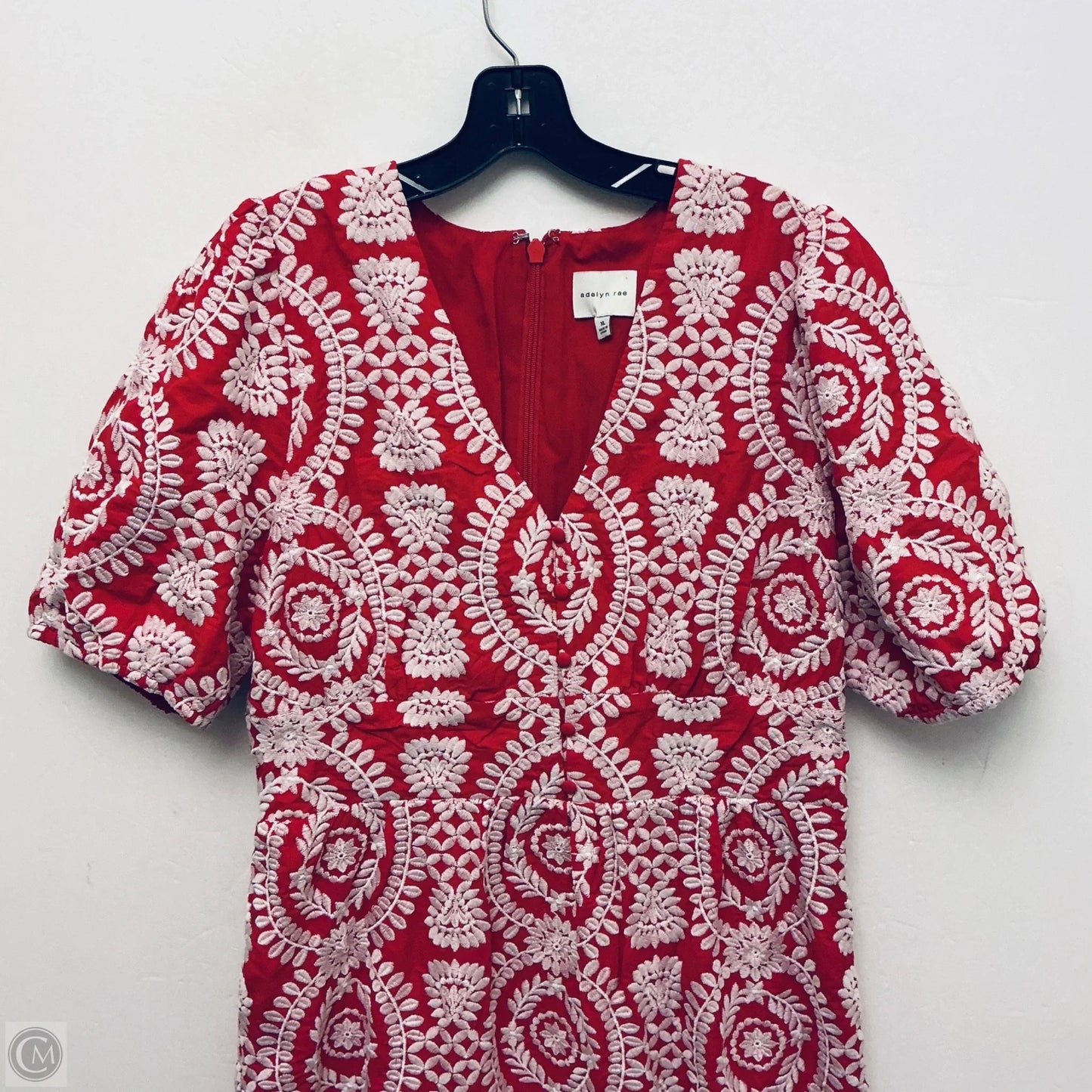 Dress Casual Maxi By Adelyn Rae In Red & White, Size: Xl