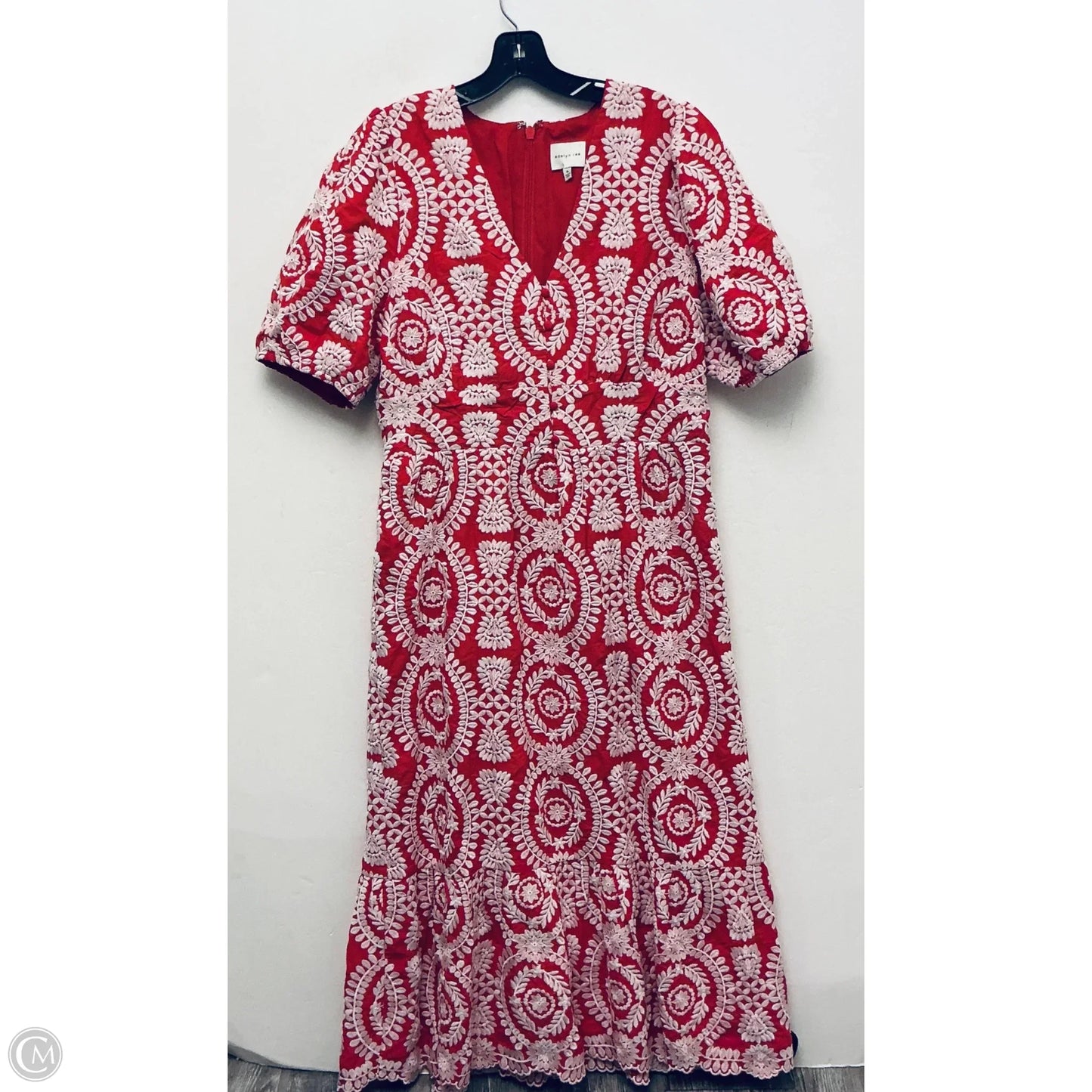 Dress Casual Maxi By Adelyn Rae In Red & White, Size: Xl