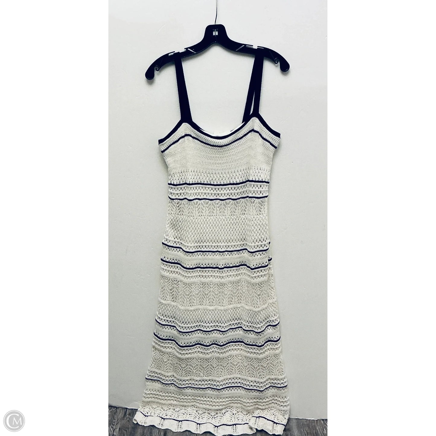 Dress Casual Midi By Abercrombie And Fitch In White, Size: Lp