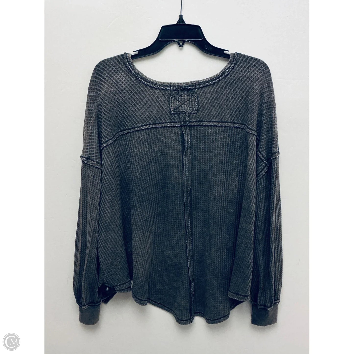 Top Long Sleeve By We The Free In Grey, Size: M