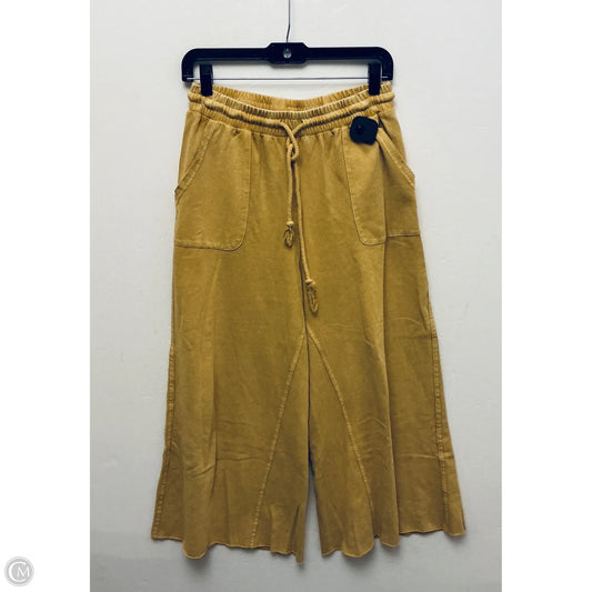 Pants Lounge By Easel In Yellow, Size: S