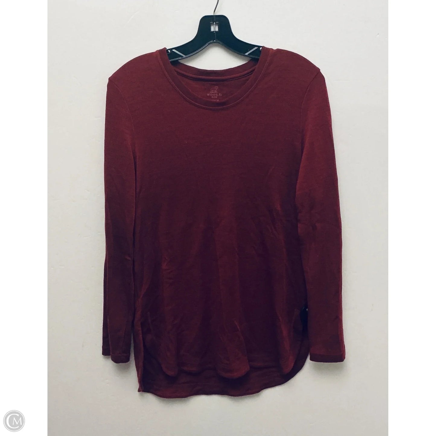 Top Long Sleeve Basic By Clothes Mentor In Red, Size: L