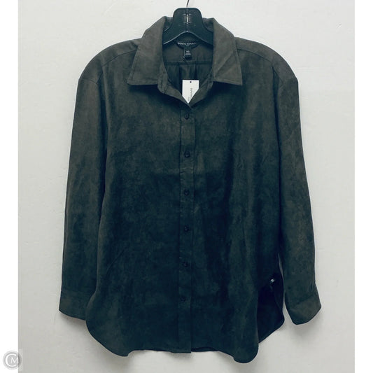 Top Long Sleeve By Banana Republic In Green, Size: Xs
