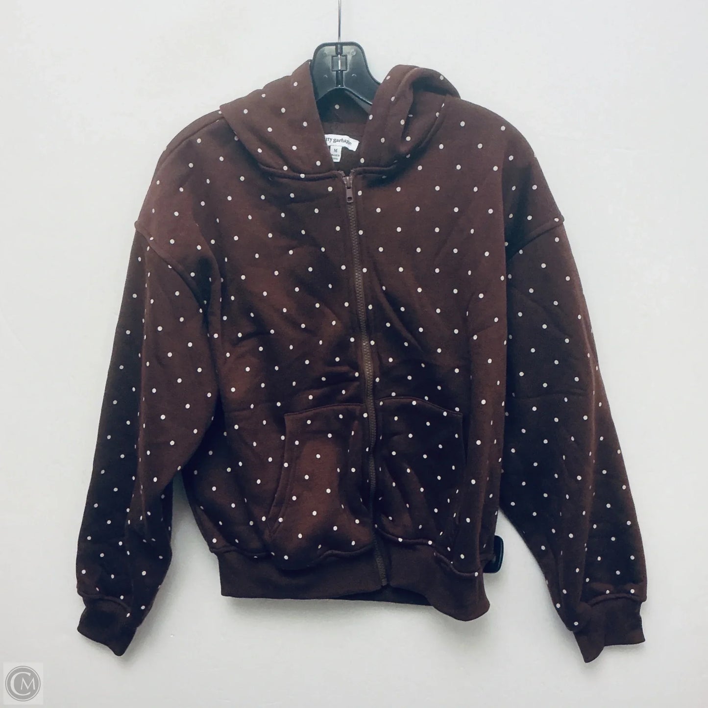 Jacket Shirt By Clothes Mentor In Polkadot Pattern, Size: M