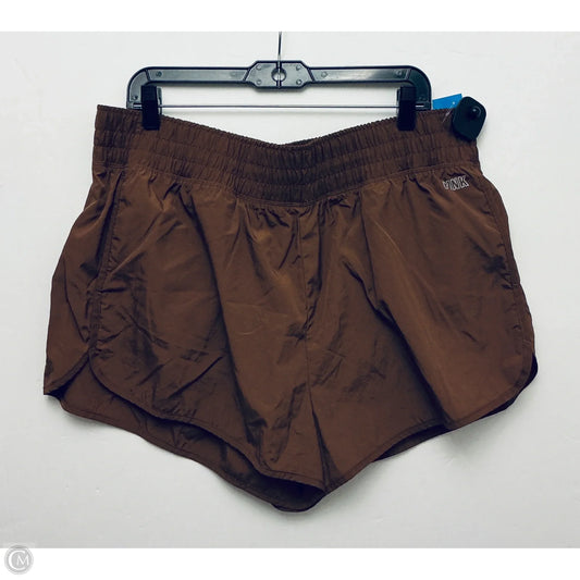 Athletic Shorts By Pink In Brown, Size: Xxl
