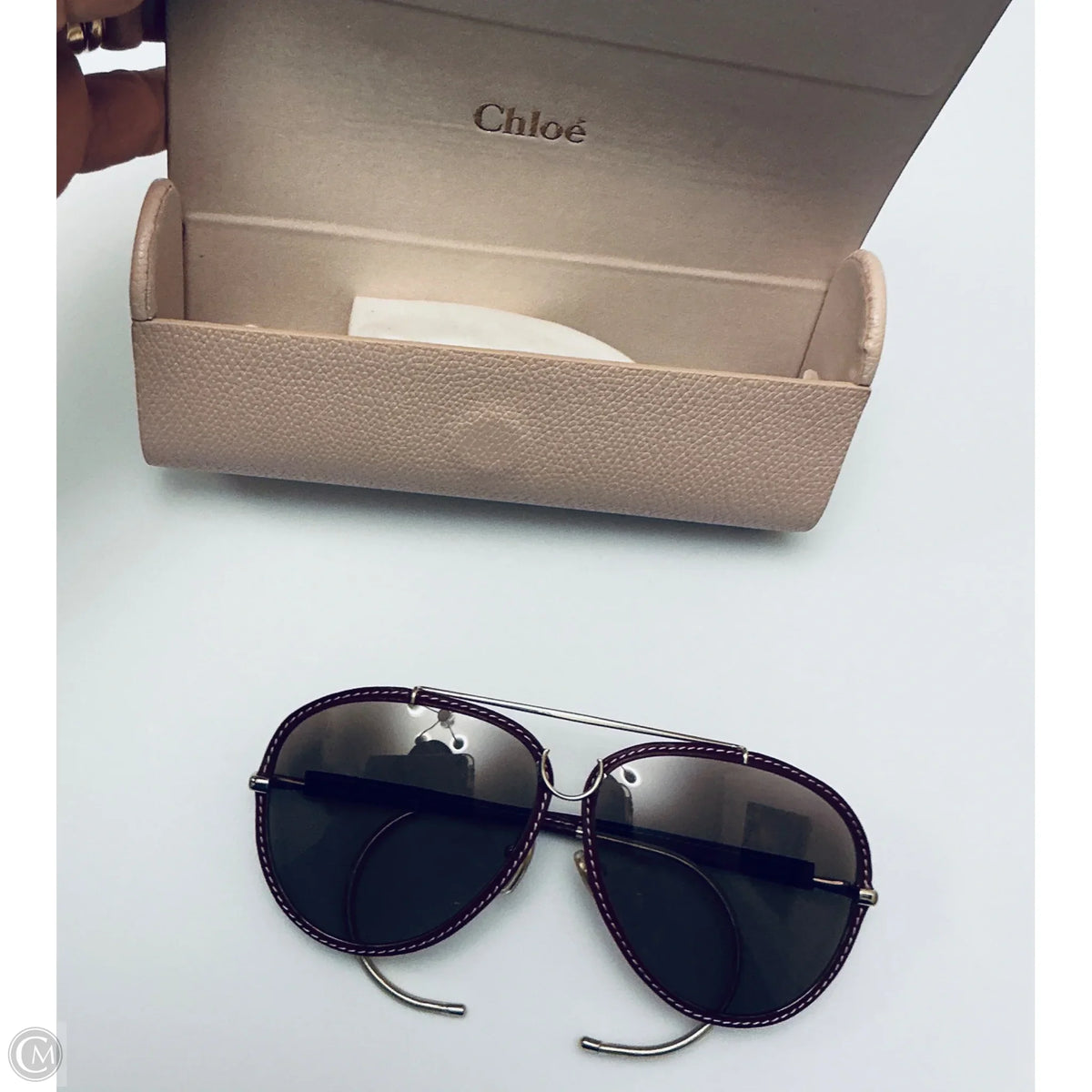 Sunglasses Luxury Designer By Chloe, Size: