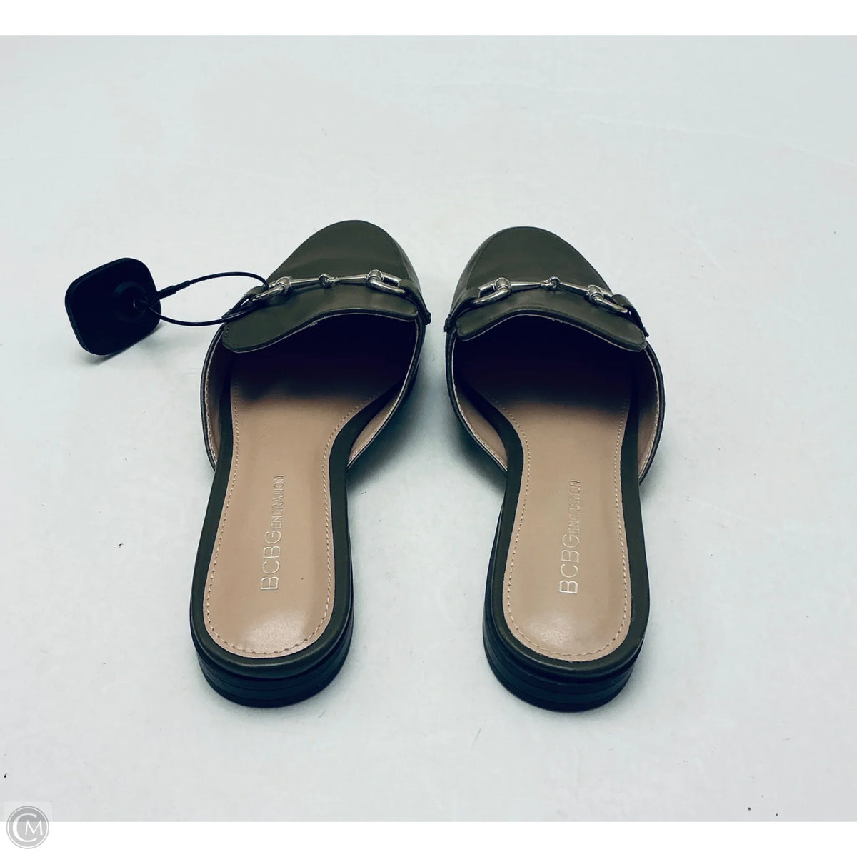 Sandals Flats By Bcbg In Green, Size: 7.5