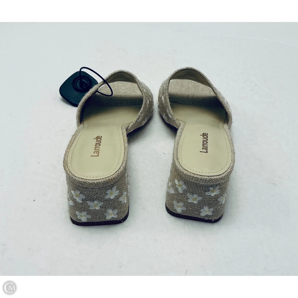 Sandals Heels Block By Cmc In Cream, Size: 7.5
