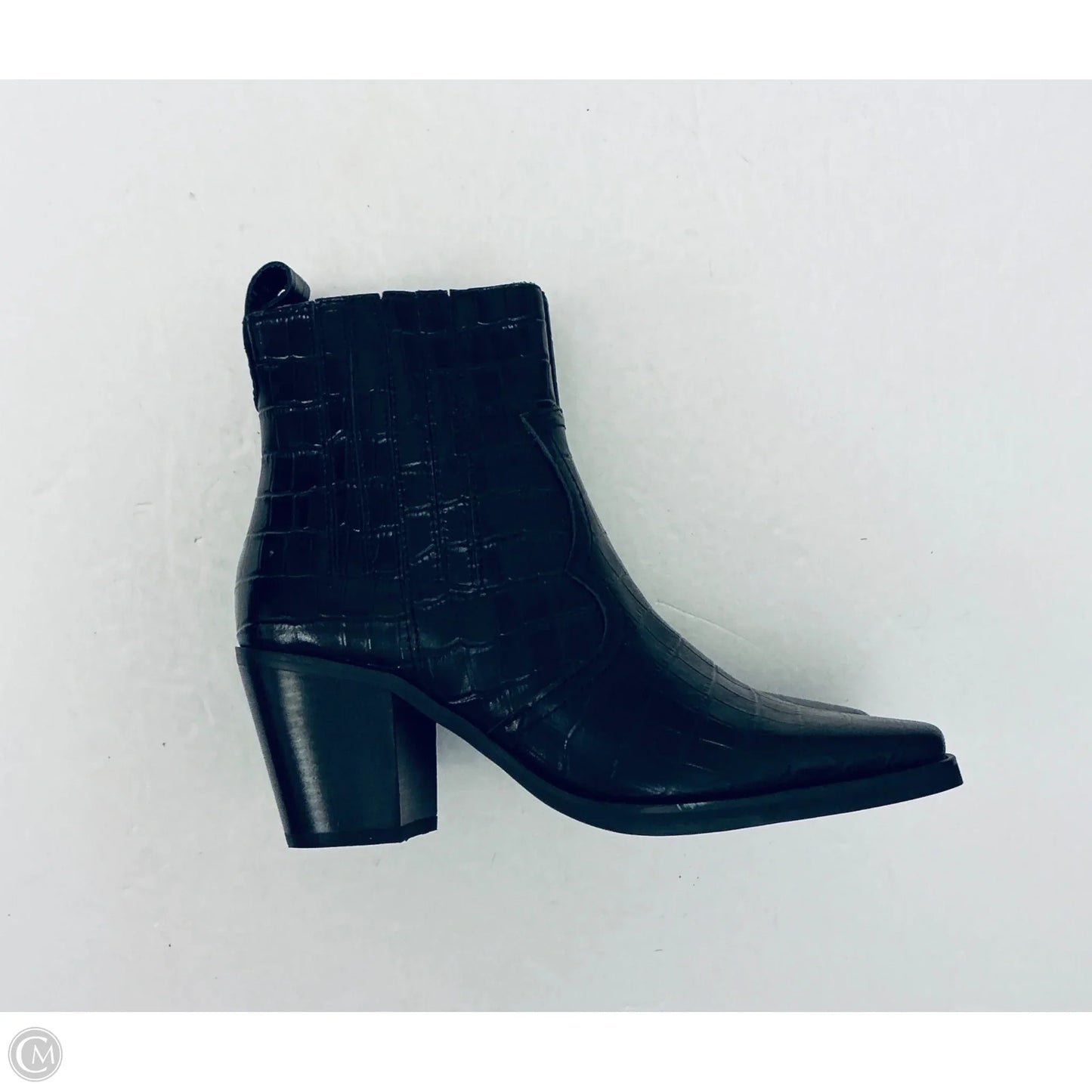 Boots Ankle Heels By Cmc In Black, Size: 8