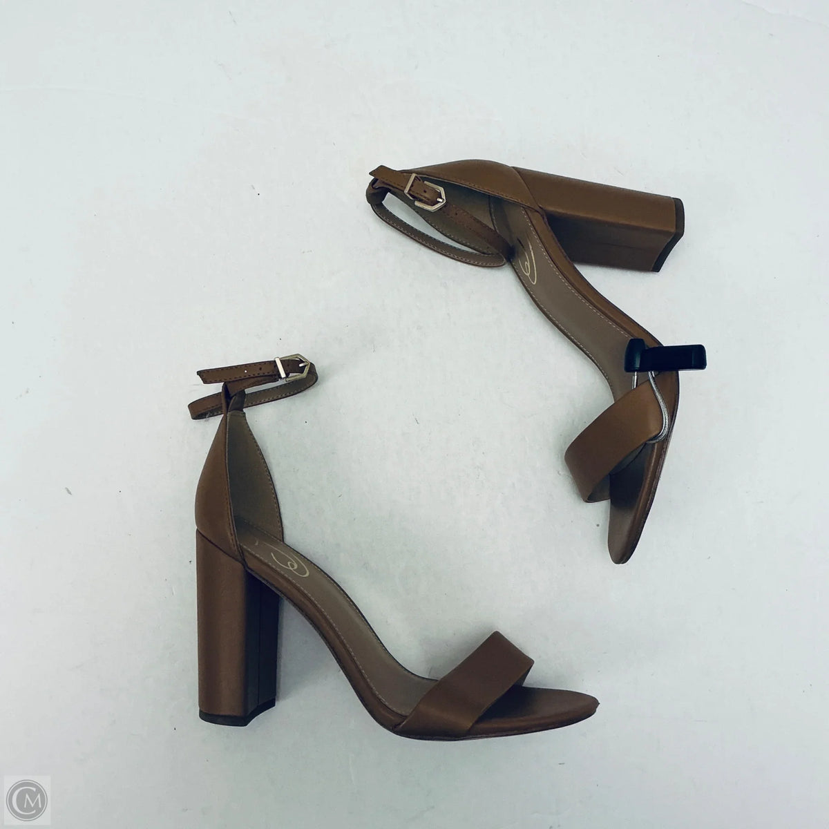 Sandals Heels Block By Sam Edelman In Tan, Size: 9