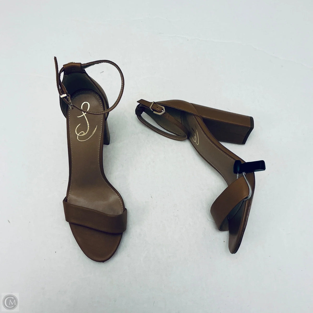 Sandals Heels Block By Sam Edelman In Tan, Size: 9