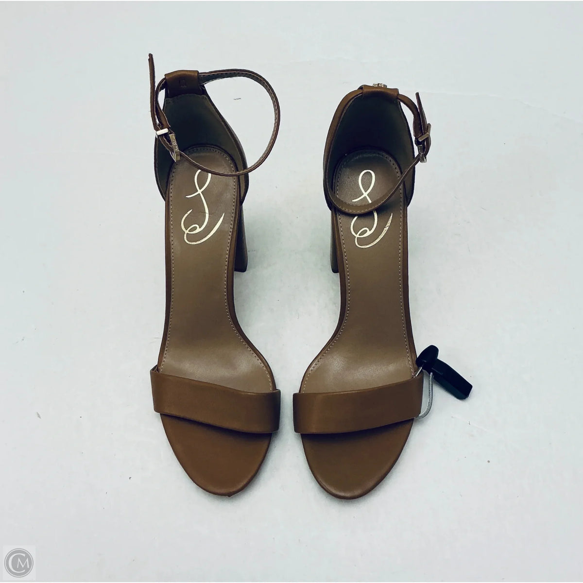 Sandals Heels Block By Sam Edelman In Tan, Size: 9