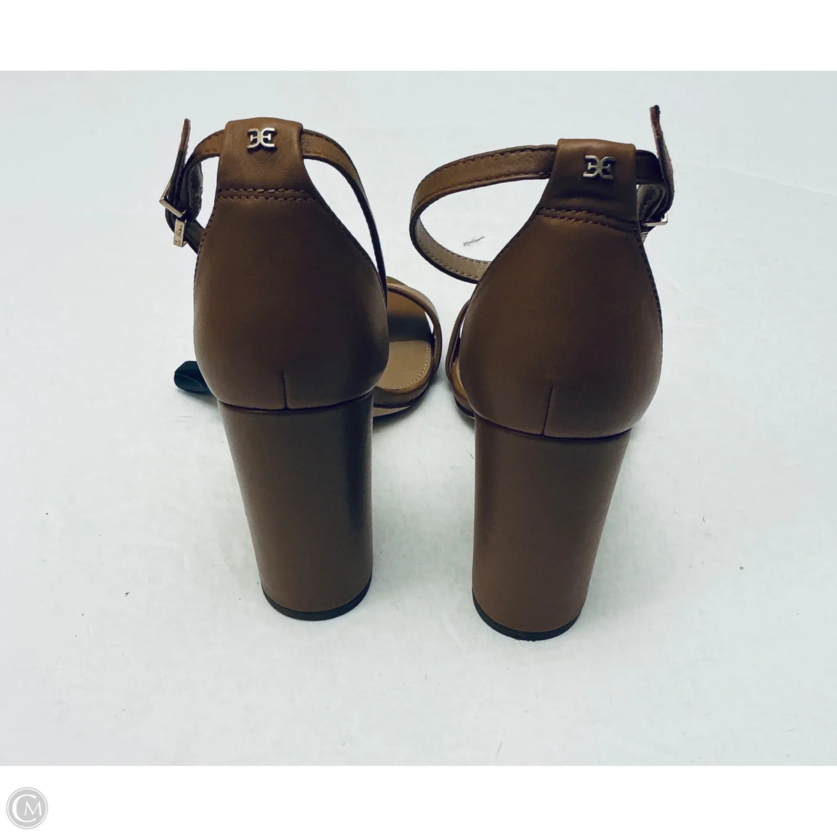 Sandals Heels Block By Sam Edelman In Tan, Size: 9