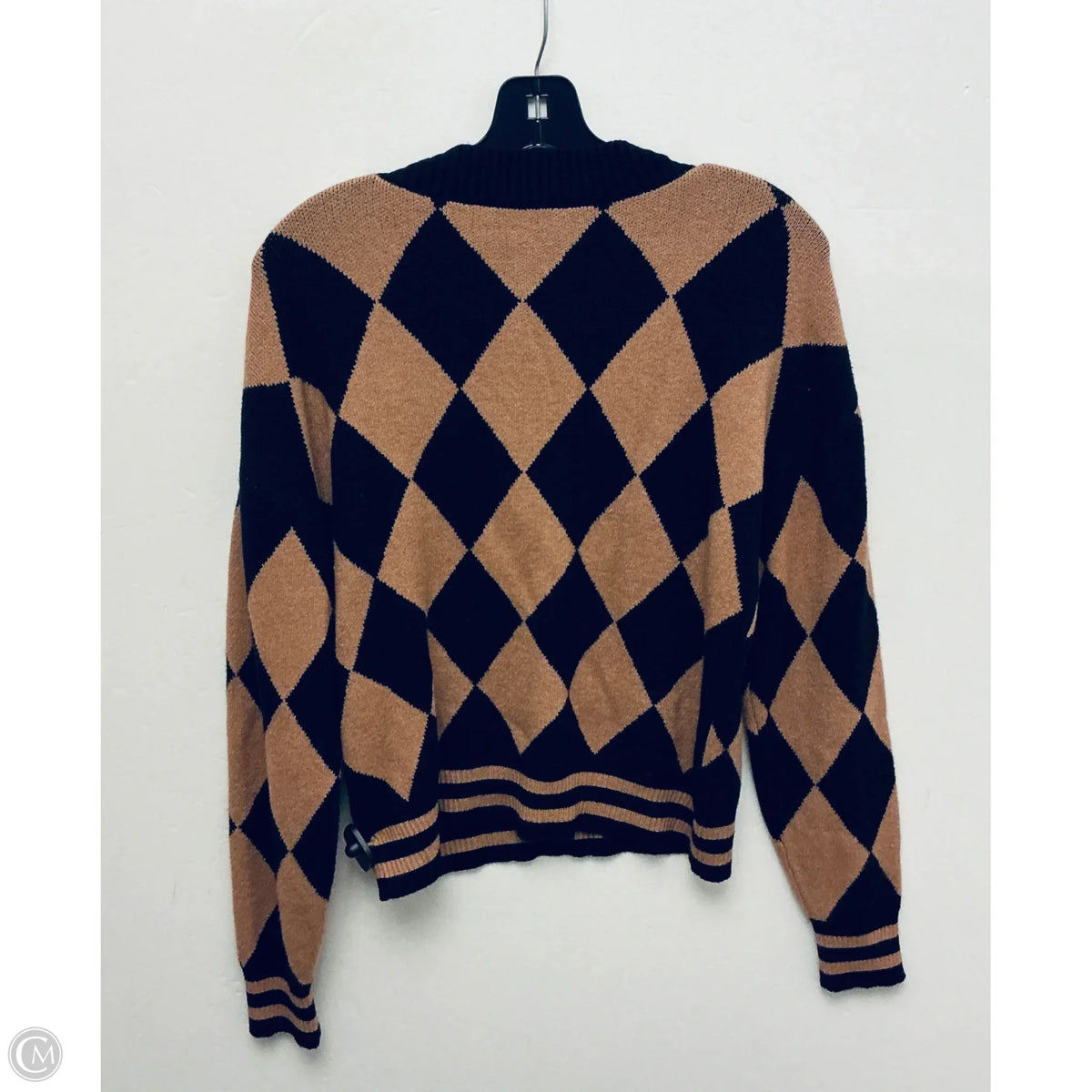 Sweater By Evereve In Black & Brown, Size: M
