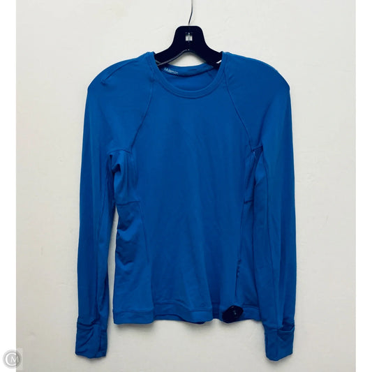 Top Long Sleeve By Lululemon In Blue, Size: M