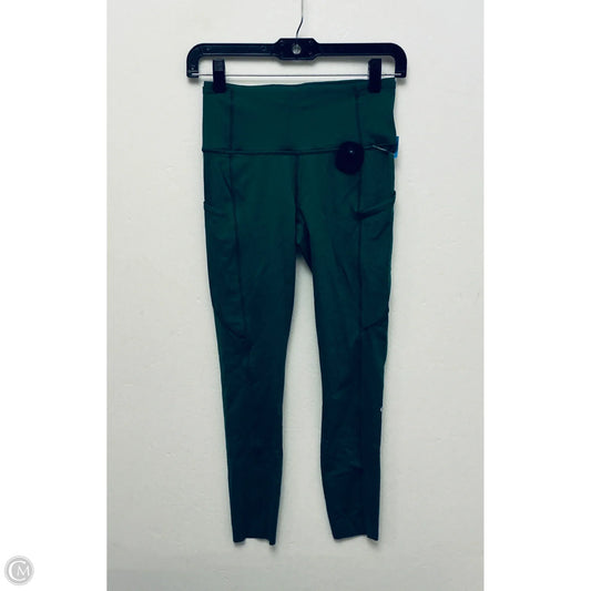 Athletic Capris By Lululemon In Green, Size: 6