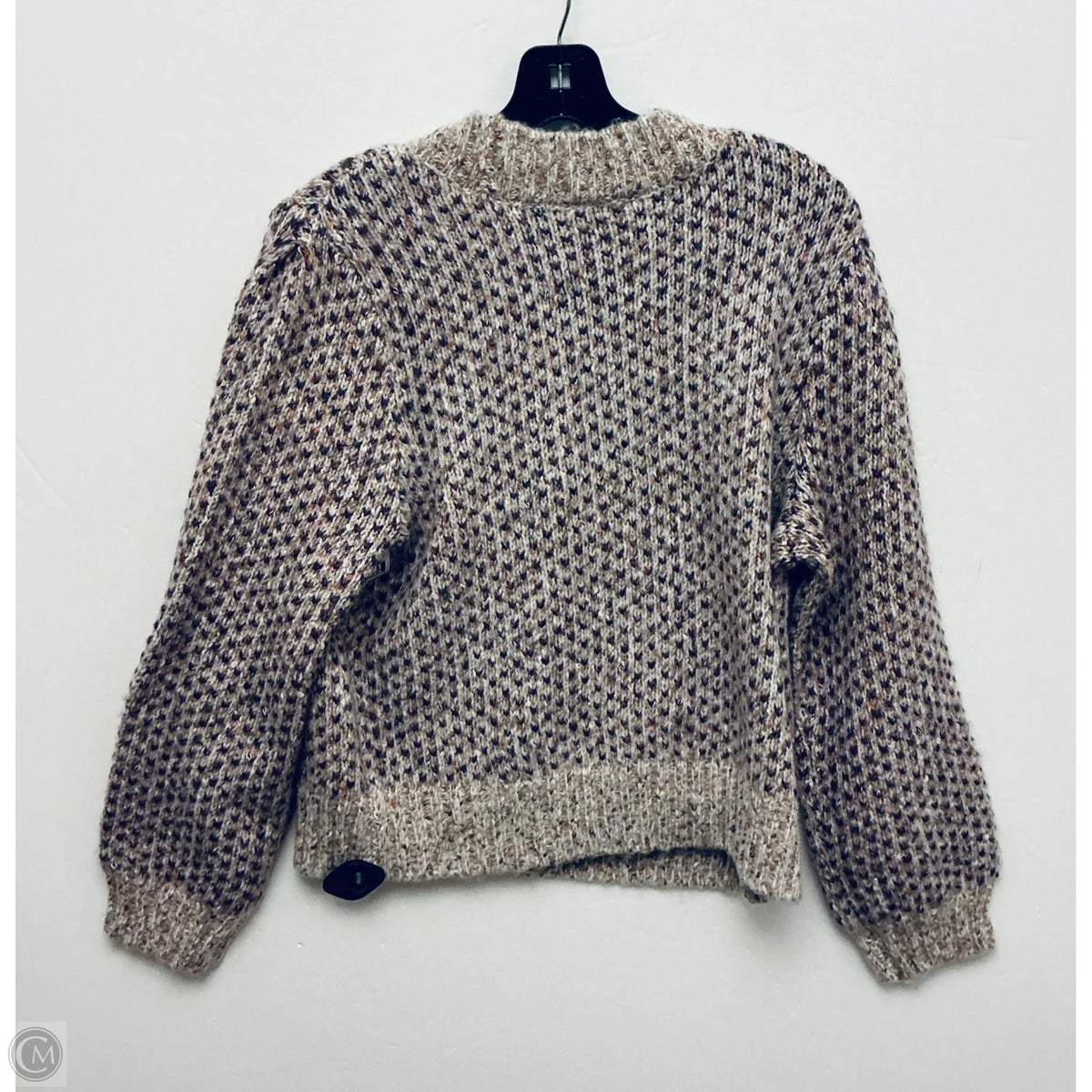Sweater By Cece In Purple & Tan, Size: M