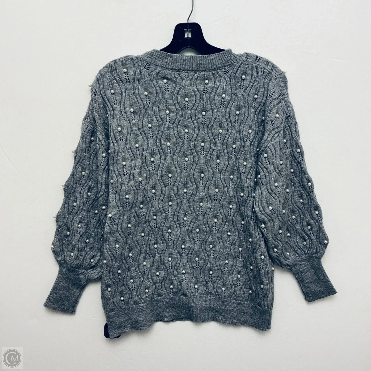 Sweater By Clothes Mentor In Grey, Size: S