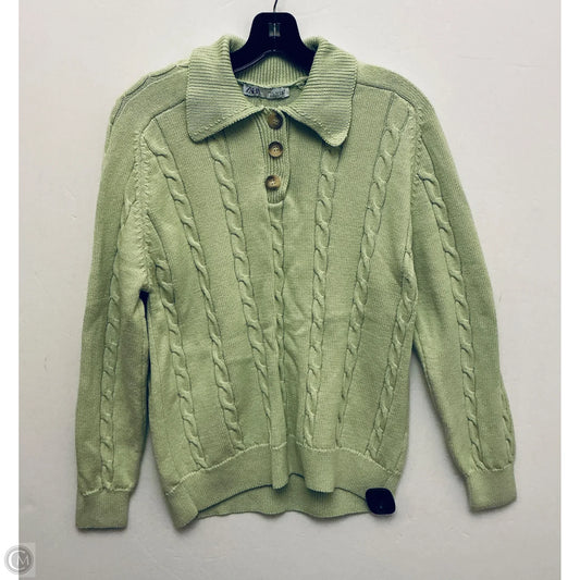 Sweater By Zara In Green, Size: S