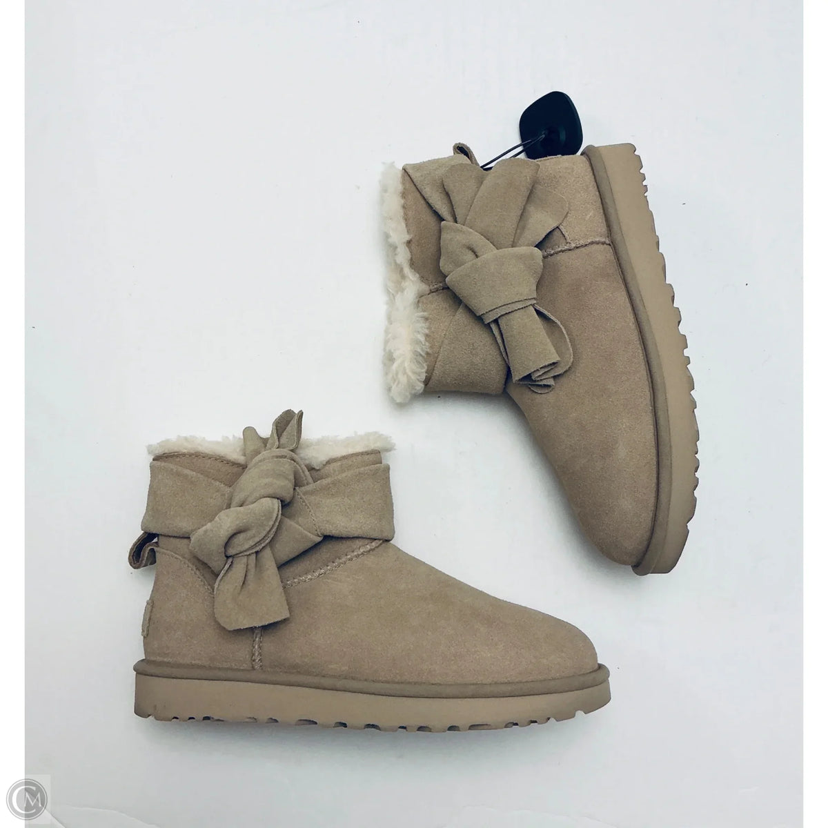 Boots Designer By Ugg In Brown, Size: 7