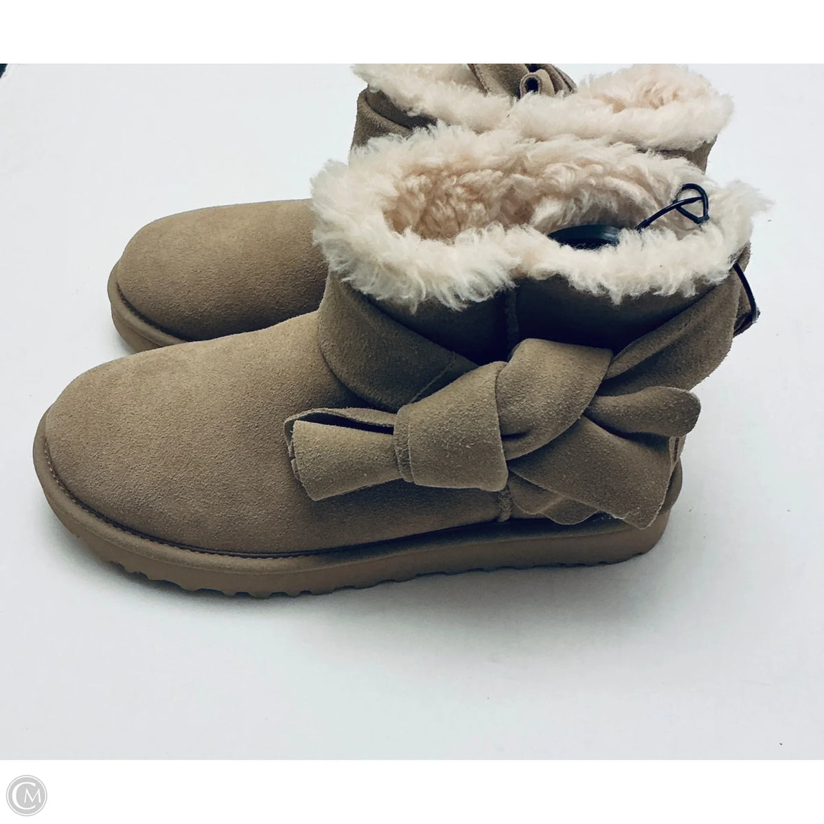 Boots Designer By Ugg In Brown, Size: 7