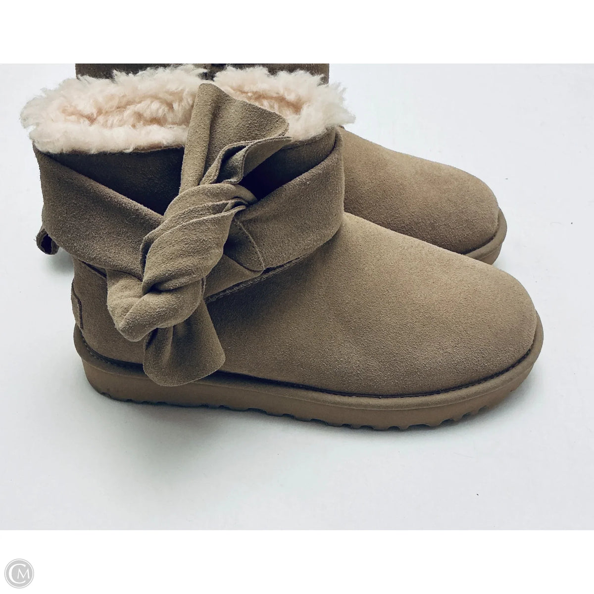 Boots Designer By Ugg In Brown, Size: 7