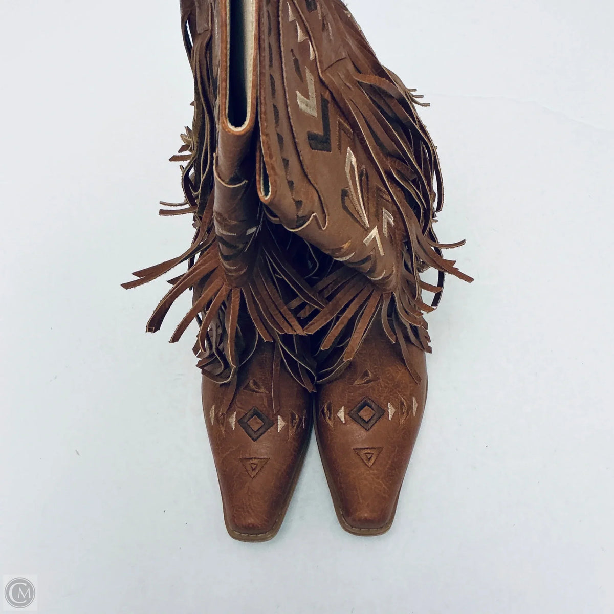 Boots Western By Clothes Mentor In Brown, Size: 8