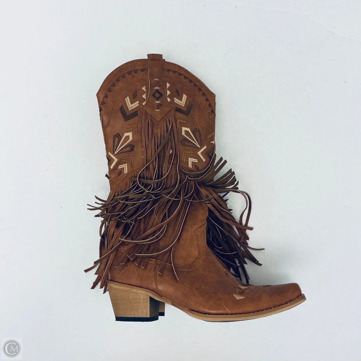 Boots Western By Clothes Mentor In Brown, Size: 8