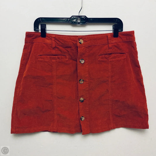 Skirt Mini & Short By True Craft In Orange, Size: 14