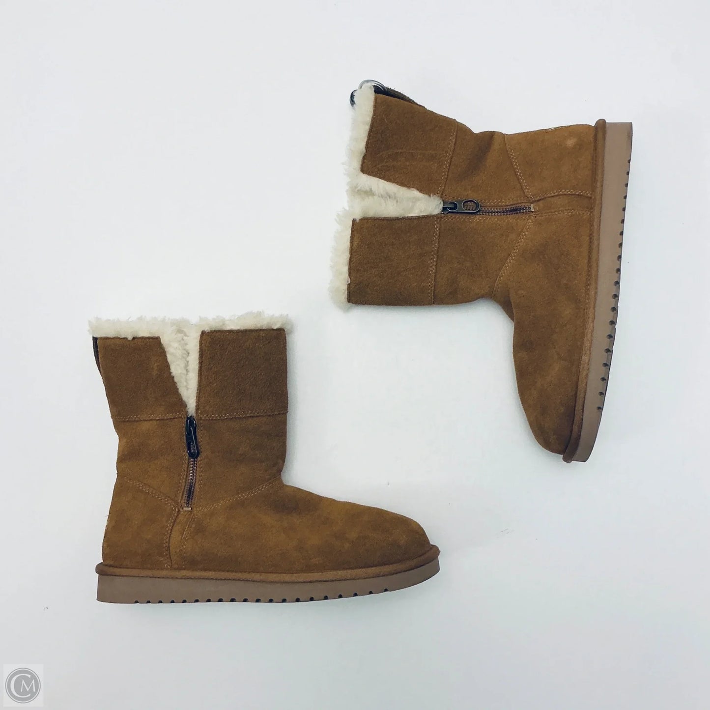 Boots Ankle Flats By Koolaburra By Ugg In Brown, Size: 8