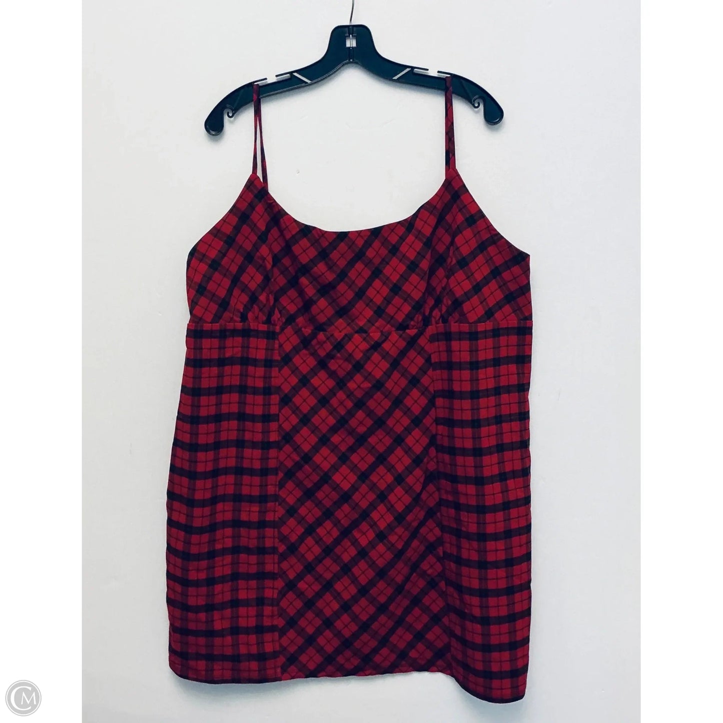 Dress Casual Short By Wild Fable In Plaid Pattern, Size: 2x