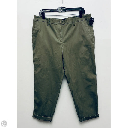 Pants Chinos & Khakis By Talbots In Green, Size: 14