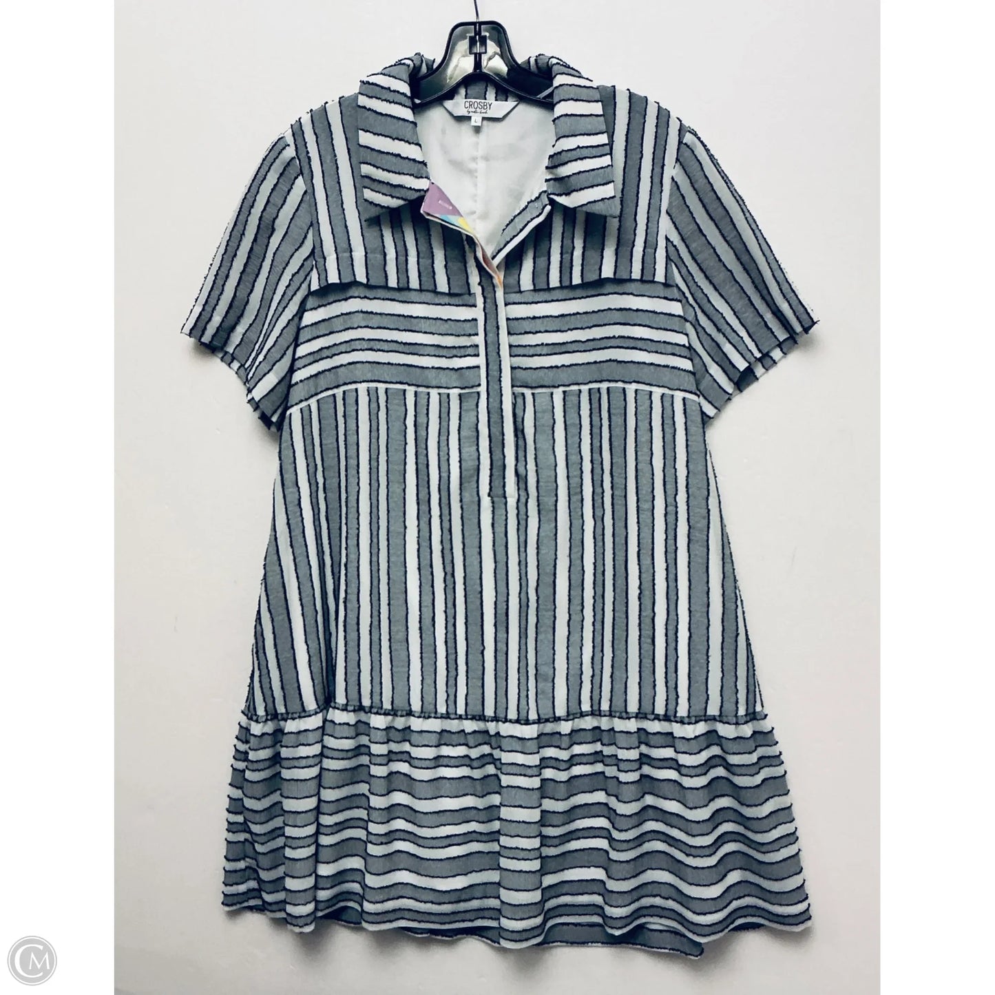 Dress Casual Short By Crosby In Grey, Size: L