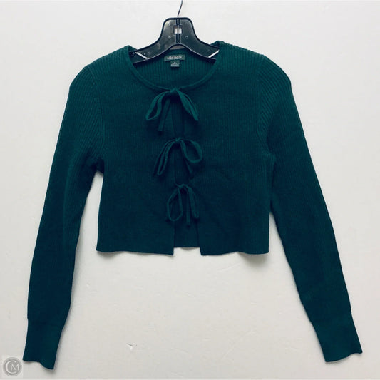 Sweater Cardigan By Wild Fable In Green, Size: M