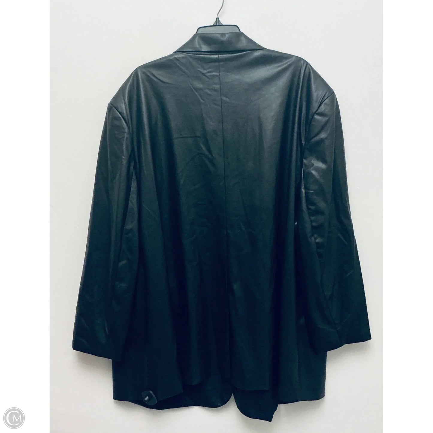 Jacket Moto Leather By Future Collective In Black, Size: 4x