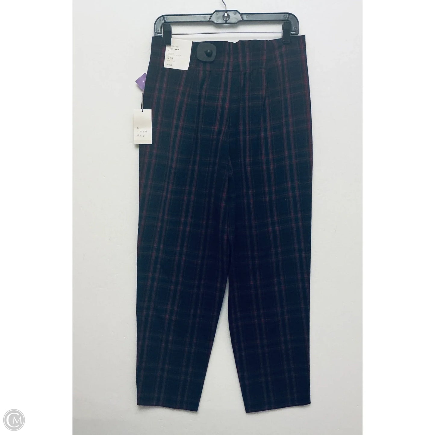 Pants Cropped By A New Day In Plaid Pattern, Size: 4